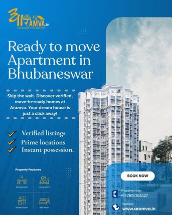Bhubaneswar, Real Estate, Ready To Move Apartment In Bhubaneswar &ndash; Find Your Perfect Home With Aramva