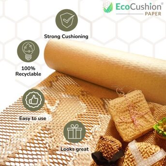 Navi Mumbai, Materials, INR 380,  Best Paper Bubble Wrap Manufacturer For Fragile Item Packaging &ndash; EcoCushion Paper