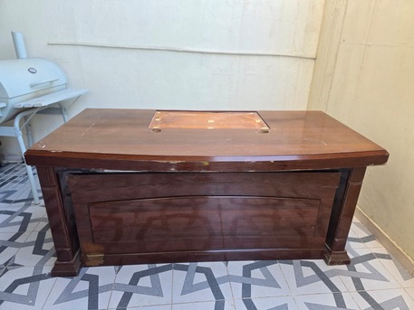 Jubail, Furniture, SAR 400,  Wooden Solid Office Table For Sale &ndash; 400 SAR
