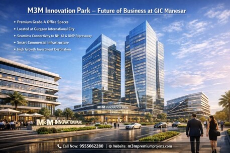 Gurgaon, Offices, M3M Innovation Park GIC| Elite Business Park, Gurgaon.