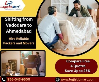 Vadodara, Household, Packers And Movers Vadodara To Ahmedabad For Relocation - Charges