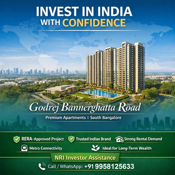 Bangalore, Real Estate For Sale, INR 15800000,  2 BR,  1200 Sq. Feet,  Godrej Bannerghatta Road &ndash; Premium Living Redefined