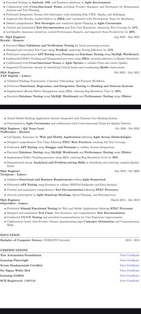 Al Malaz, Job Seekers, مختبر ضمان جودة البرمجيات | دعم العملاء