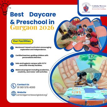 Gurgaon, Education, Best Daycare & Preschool In Gurgaon 2026
