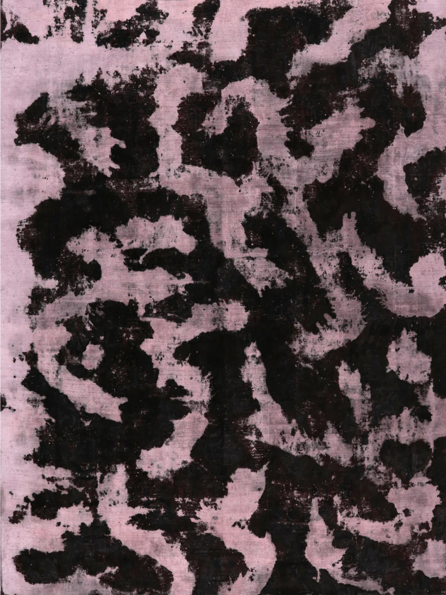 New York, Furniture, USD 960,  9x10 Vintage Distressed Overdyed Persian Area Rug - 109783