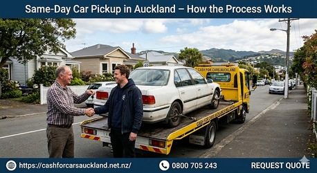 Auckland, Auto Parts, Why Same-Day Car Pickup In Auckland Is The Ultimate Solution For Your Old Vehicle!