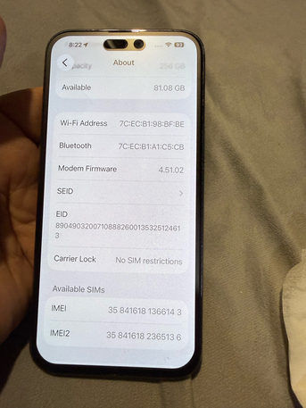 Jeddah, Mobile Phones, SAR 2400,  Iphone 14 Pro Max 256 GB For Sale Like New