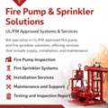 Fire Pump & Fire Sprinkler, Supply, Installation & Maintenance Services In Dammam