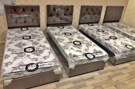 Jeddah, Furniture, SAR 6,  New Bedroom Set ,single Bed Medium Bed And Double Bed Frame Available