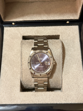 Dammam, Watches, SAR 370,  Rolex Oyster Perpeptual/ Date  | 34mm Steel | Blue Dia