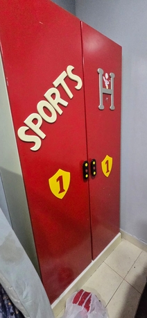 Al Malaz, Furniture, SAR 120,  Sporty Kids Wardrobe For Sale