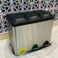 SAR 120,  3 Compartment Pedestal Trash Bin
