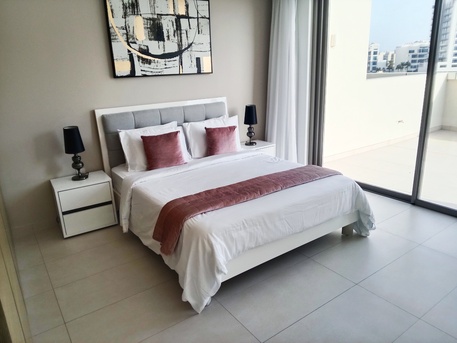 Amwaj Islands, Apartments/Houses, BHD 575/month,  2 BR,  Fully Furnished 2BHK Sea View Apartment With Maid Room | All Inclusive