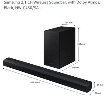 Jeddah, Household Items, SAR 400,  Samsung C450 2.1 Wireless Sound System