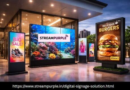 New Delhi, Business, Affordable Digital Signage And LED Display Solutions In India | Stream Purple