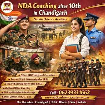 Chandigarh Tricity, Education, How To Join NDA After 10th In Chandigarh