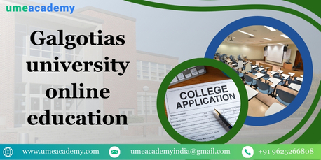 Greater Noida, Lessons Offered, Galgotias University Online Education