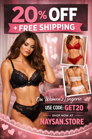 New York, Clothing & Accessories, USD 25,  20% OFF + Free Shipping On Women&rsquo;s Lingerie | Naysan.store