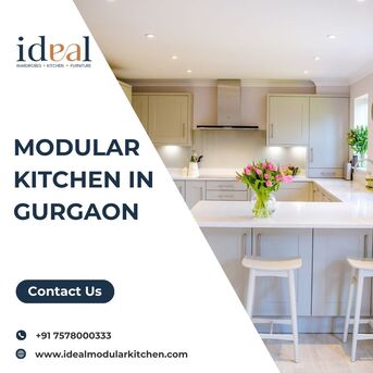 Gurgaon, Interior Design, Premium Modular Kitchen In Gurgaon For Elegant Homes | Ideal Modular Kitchen