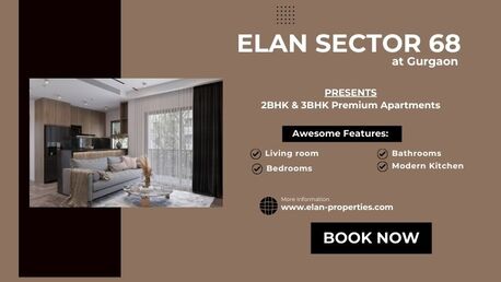 Gurgaon, Real Estate For Sale, 2 BR,  Elan Sector 68 Gurgaon &ndash; Luxury Rooted In Comfort