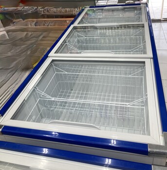 Sanad, Appliances, BHD 390,  Chest Freezer (WD/800D) With Sliding Glass Door On The Top Size: 225x95 CM Price: 390 BD W