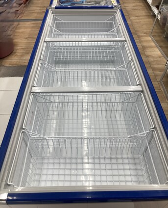 Sanad, Appliances, BHD 390,  Chest Freezer (WD/800D) With Sliding Glass Door On The Top Size: 225x95 CM Price: 390 BD W