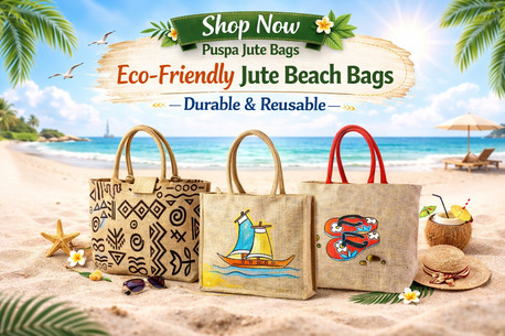 Kolkata, Clothing & Accessories, INR 100,  Eco-Friendly Jute Beach Bags &ndash; Durable & Reusable