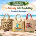INR 100,  Eco-Friendly Jute Beach Bags &ndash; Durable & Reusable