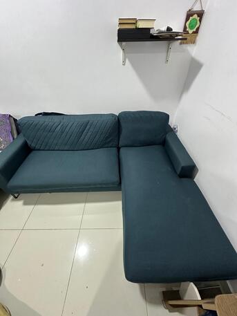 Al Andalus, Furniture, SAR 500,  3 Seater Sofa - Home Center, Neat Condition For Sale