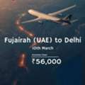 Book Commercial Flights From Fujairah (FJR) To Delhi (DEL)
