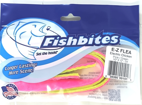 Riyadh, Sporting Goods, SAR 50,  Fishbites E-Z Shrimp - Long Lasting Powerful Fishing Bait Pink/green