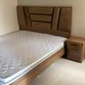 SAR 15000,  1 Month: Double Bed With Mattress, Side Table, Cupboard, And A Single Steel Bed With Mattr