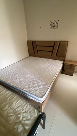 Riyadh, Household Items, SAR 15000,  1 Month: Double Bed With Mattress, Side Table, Cupboard, And A Single Steel Bed With Mattr