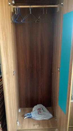 Riyadh, Household Items, SAR 15000,  1 Month: Double Bed With Mattress, Side Table, Cupboard, And A Single Steel Bed With Mattr