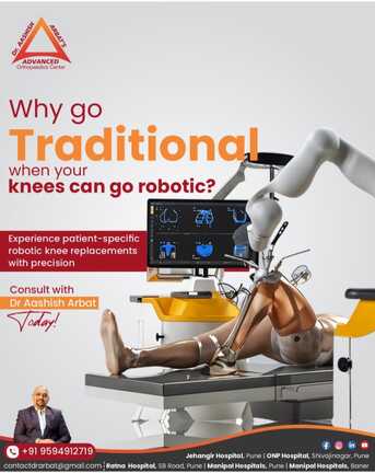 Pune, Health, Knee Replacement Surgeon In Sangamvadi Pune-  Dr. Aashish Arbat