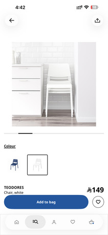 Al Fayha, Furniture, SAR 120,  6 Ikea New Assembled Chairs