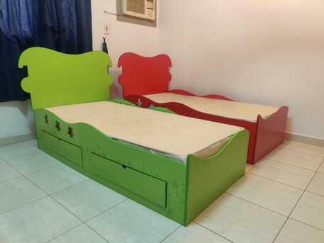 Al Rehab, Furniture, SAR 400,  Kids Bed And Mattress - 2 Each