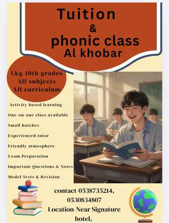 Khobar, Lessons Offered, Experienced Indian Teacher MA,B.Ed|Tet.Provide Tution For LKG-12th Grades