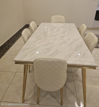 Jeddah, Furniture, SAR 2000,  Dining Table With Marble Top