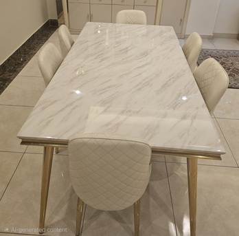 Jeddah, Furniture, SAR 2000,  Dining Table With Marble Top