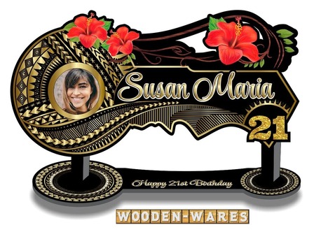 Auckland, Materials, NZD 10,  Elegant 21st Birthday Wooden Key &ndash; Classic Milestone Gift