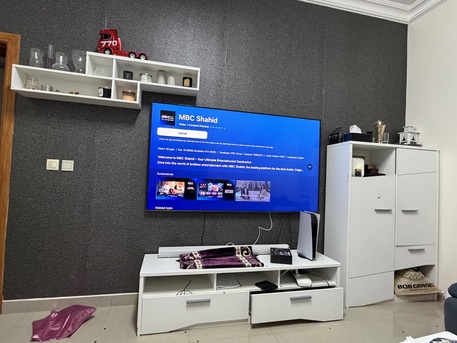 Dammam, Furniture, SAR 760,  Tv Unit With Book Shelf And Display Unit 3 Pcs