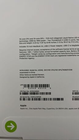 Al Mounsiyah, Computers, SAR 4700,  NEW Macbook Air M4 512gb 16g RAM