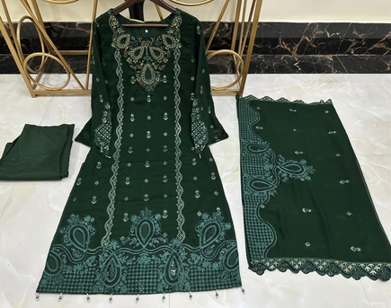 Thuqbah, Clothing & Accessories, SAR 195,  Ready To Wear Chiffon Embroidered