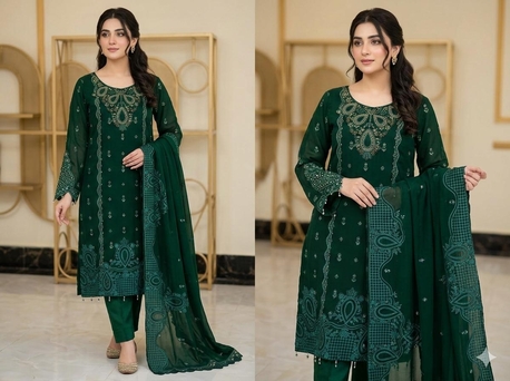 Thuqbah, Clothing & Accessories, SAR 195,  Ready To Wear Chiffon Embroidered