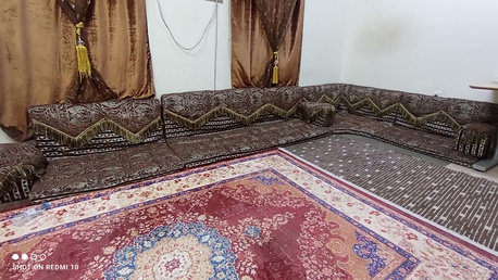 Riyadh, Furniture, SAR 425,  Beautiful Traditional Arabic Majlis &ndash; 9 Meter &ndash; Good Condition &ndash; Riyadh Malaz