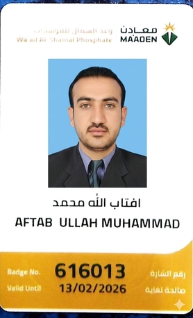 Turaif, Job Seekers, Application For The Position Of Safety Officer