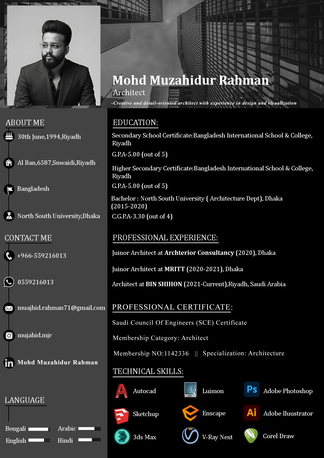 Riyadh, Job Seekers, SCE Certified Architect & Interior Designer (مهندس معماري)&lrm;