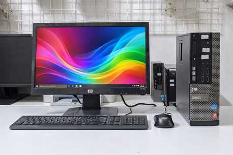 Manama, Electronics, BHD 115,  Dell Core I7 - 3.20GHz | 16GB RAM | 500GB SSD | Win 11 Pro | 19&prime;&prime; HD Monitor -Call / Whtsp