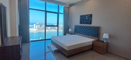 Sanabis, Apartments/Houses, BHD 380/month,  Furnished,  1 BR,  70 Sq. Meter,  Sea View Luxury 1BR Apartment For Rent In Seef | Fully Furnished | Pool & Gym | Near City